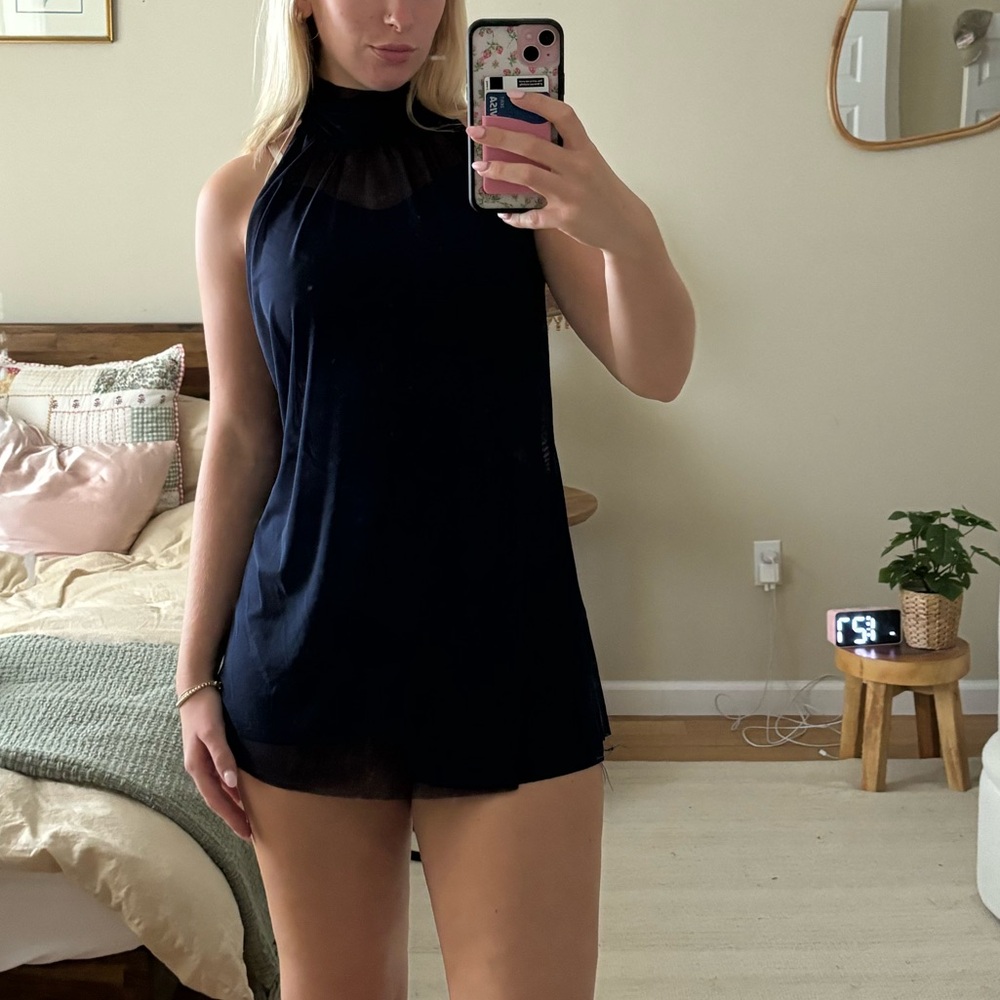 Navy blue dance costume!